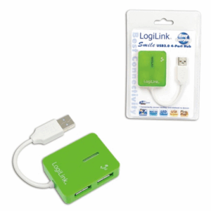 Logilink LogiLink Smile | 4-portový USB 2.0 Hub | Hub – 4 porty | USB 1.1, USB 2.0