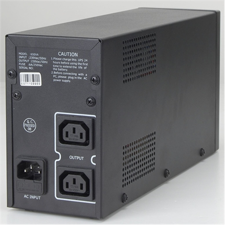 Gembird EnerGenie | UPS UPS-PC-652A s AVR | 650 VA | 220V | 220V - Image 9