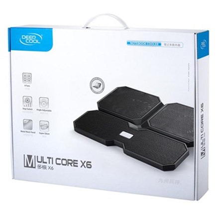 Deepcool Multi Core X6 - ventilátor pre notebook | 38 cm x 29,5 cm x 2,4 cm | 900 g - Image 3
