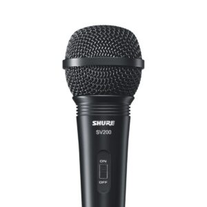 SHURE Mikrofón Shure SV200, čierny, karaoke mikrofón