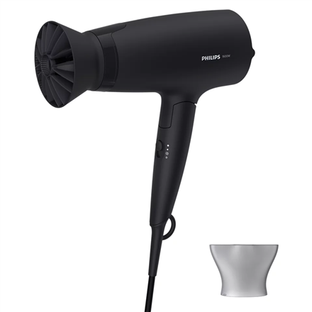 Philips | Fén | BHD308/10 Séria 3000 | 1600 W | Počet nastavení teploty | Čierna