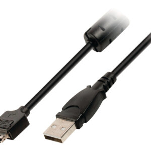 Dátový kábel fotoaparátu Valueline VLCP60806B20 USB 2.0 A samec – 12p konektor Canon samec 2,00 M či
