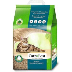 Drevená podstielka pre mačky Cat’s Best Sensitive – 20 l
