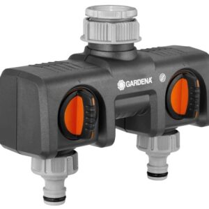2 kanalų vandens skirstytuvas su sklendėmis GARDENA 08193-24 | Gardena