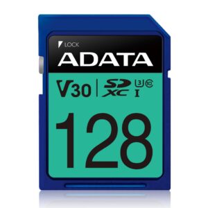 ADATA Premier Pro | Pamäťová karta Flash | 128 GB | Pamäťová karta SDXC UHS-I | Rýchlostná trieda vi