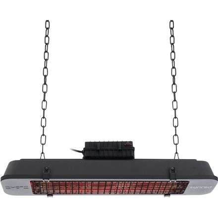 SUNRED | Radiátor | RD-DARK-VIN25H, Nástenný tmavý vintage | Infračervený | 2500 W | Čierny | IP44