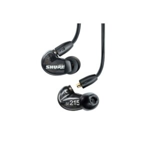 SHURE Shure AONIC 215 – slúchadlá do uší s jedným meničom a 3,5 mm káblom (čierne)