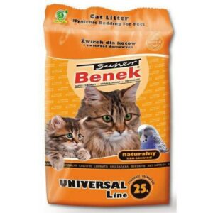 Certech Super Benek Universal Natural – hrudkujúca podstielka pre mačky 25 l