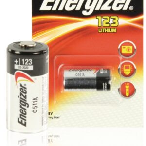 Energizer En123p1 El123 Lithium Photo Battery 1-blister