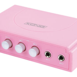 König König HAV-KM11P Karaoke Mixér Ružový