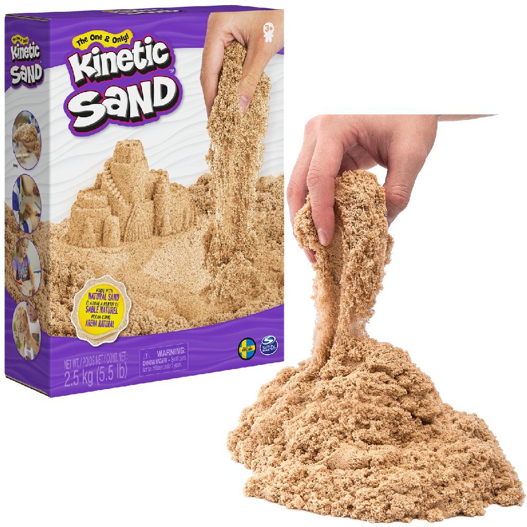 Kinetic Sand Kinetická pieskovo hnedá 2,5 kg