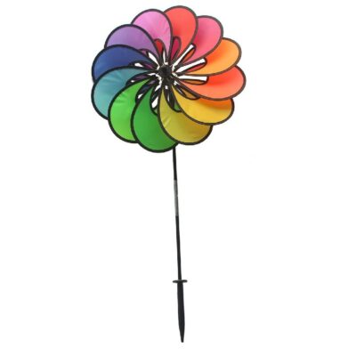 Rhombus Rombus Big Flower Rainbow Windcatcher 48×73 cm