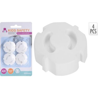 Overige Merken Zásuvkový chránič 4 ks biely