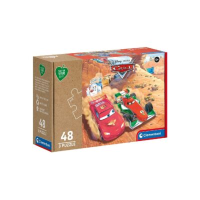 Clementoni Puzzle Disney Cars 3×48 dielikov