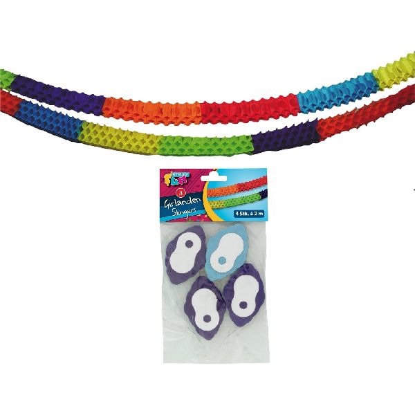 Basic Girlanda na stoličku 4x2m 4 ks