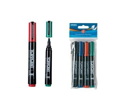 Toppoint Permanent Markers 4 ks