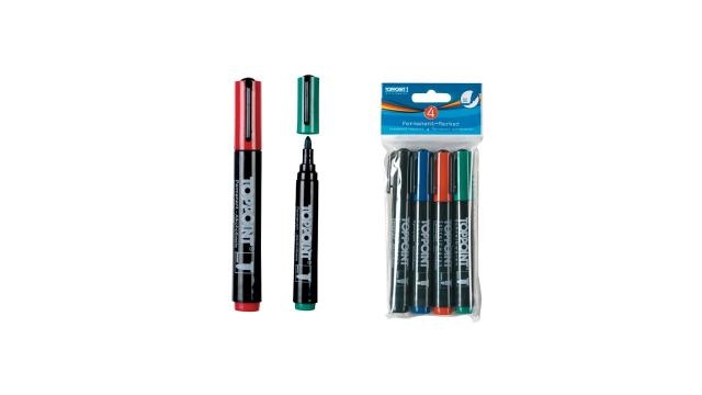 Toppoint Permanent Markers 4 ks
