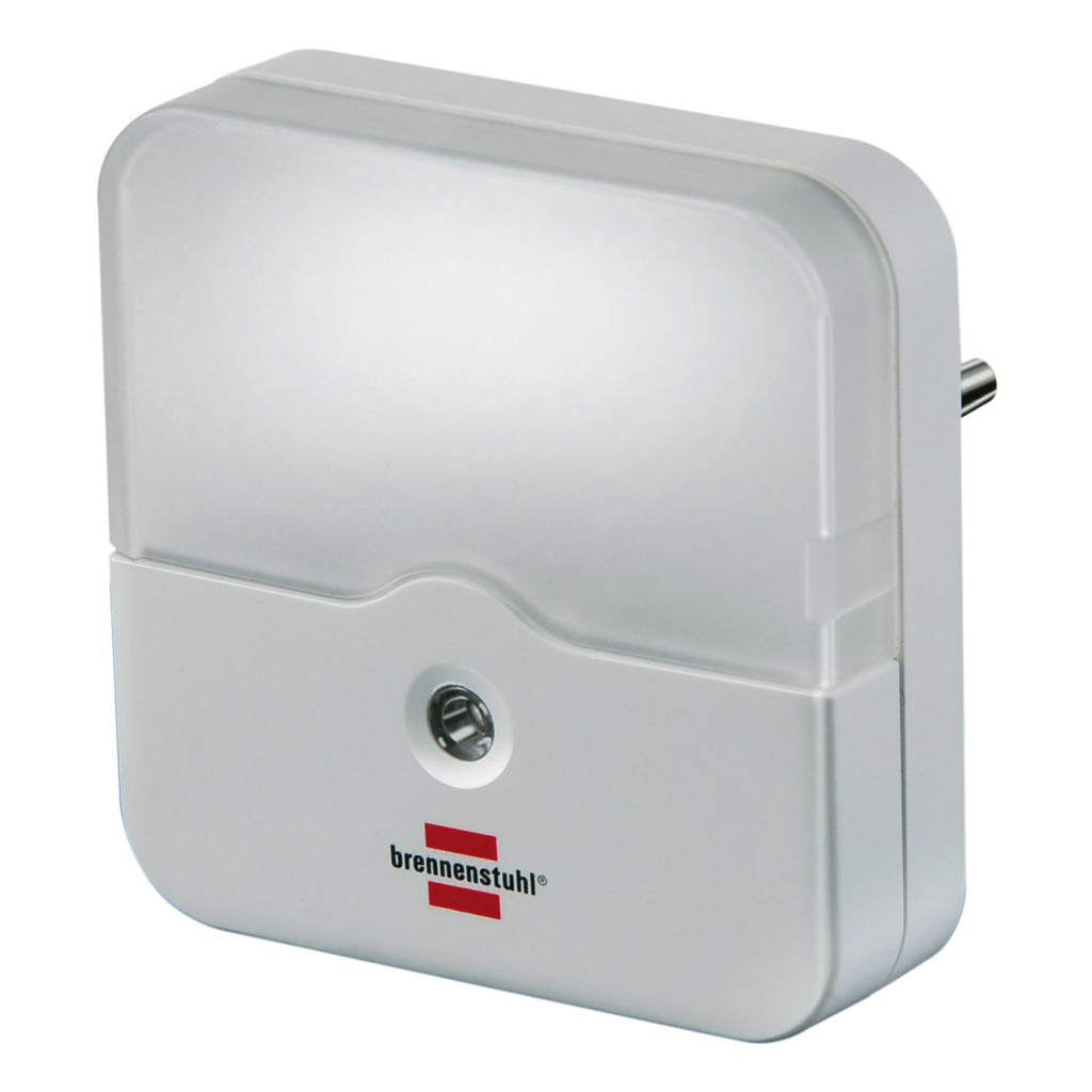 Brennenstuhl Brennerstuhl Square Orientačné LED svetlo / Nočné svetlo so senzorom súmraku Biele