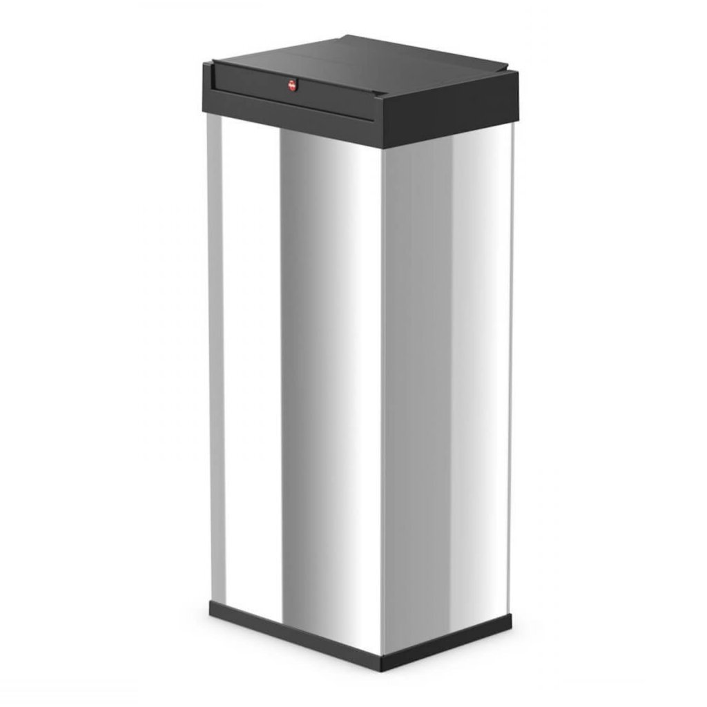 Hailo 0860-211 Big-Box Swing XL odpadkový kôš 52L, nehrdzavejúca oceľ