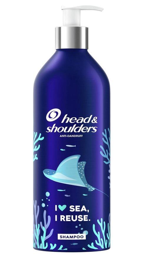 Head & Shoulders klasický šampón proti lupinám naplnená hliníková fľaša 430 ml