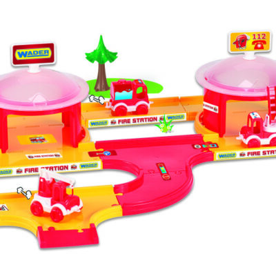 Wader Kids Cars 3D Hasičská zbrojnica