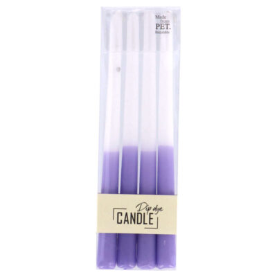 Overige Merken Dip Dye Candle Wax Lilac 30,5×2,2 cm 4 ks