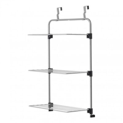 Tomado-Metaltex Vešiak na dvere Tomado Metaltex vešiak na dvere Gale 11M Silver Grey