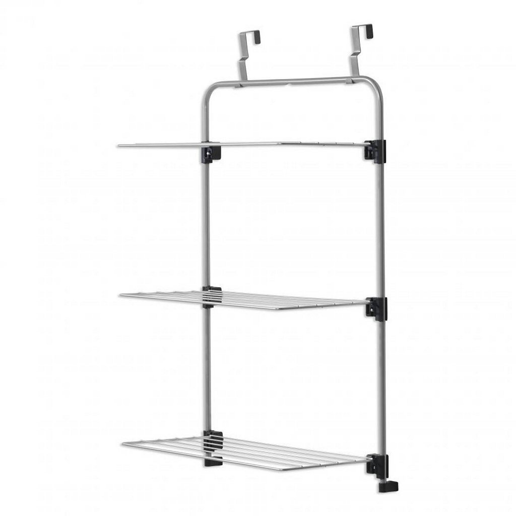 Tomado-Metaltex Vešiak na dvere Tomado Metaltex vešiak na dvere Gale 11M Silver Grey