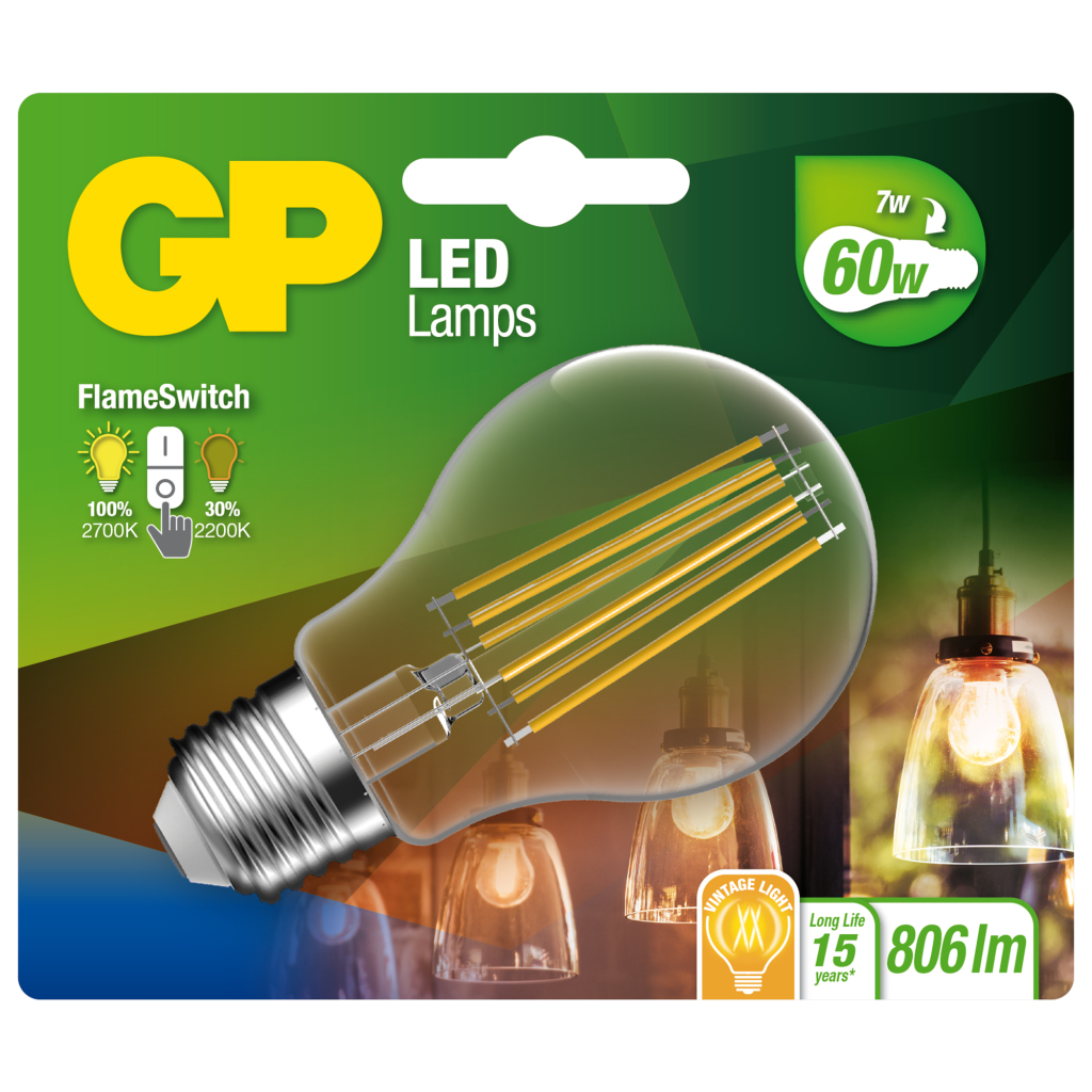 GP Lighting GP Osvetlenie GP Led Classic Fila. Fs 7w E27