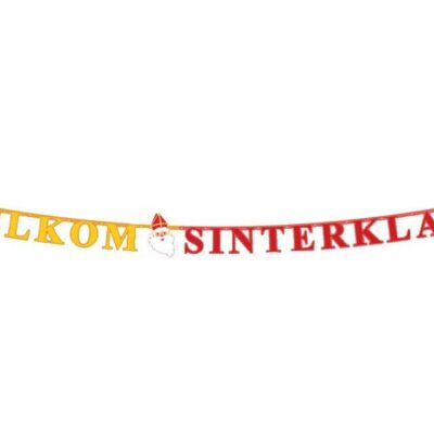Saint a Pete Welcome Sinterklaas Garland 3M