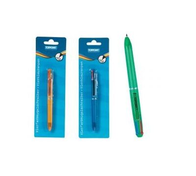 Toppoint 4-farebné pero Assorted