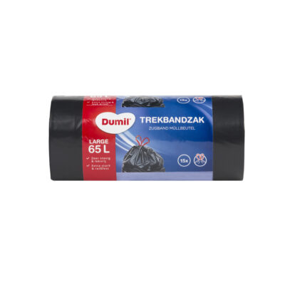 Dumil vrecia na odpad so šnúrkou 65L 15 ks