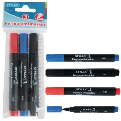 Stylex Permanent Markers 3 ks