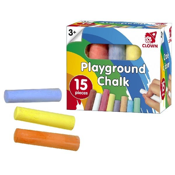 Clown Sidewalk Chalk 15 ks