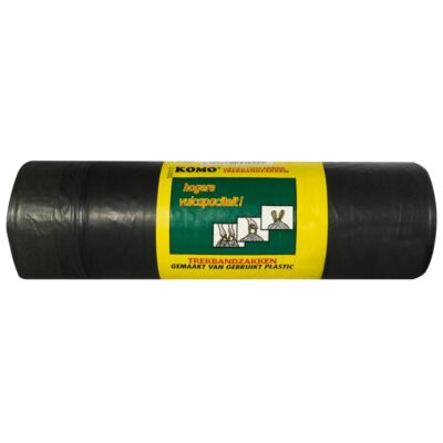 Basic Komo odpadové vrecia so šnúrkou 60×80 cm Čierna