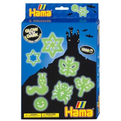 Hama 3414 Glow In Dark Set nažehľovacích korálikov 1500 ks