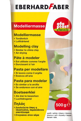 Eberhard Faber EF-570301 Efaplast Classic modelovacia hmota 500gr. Biela