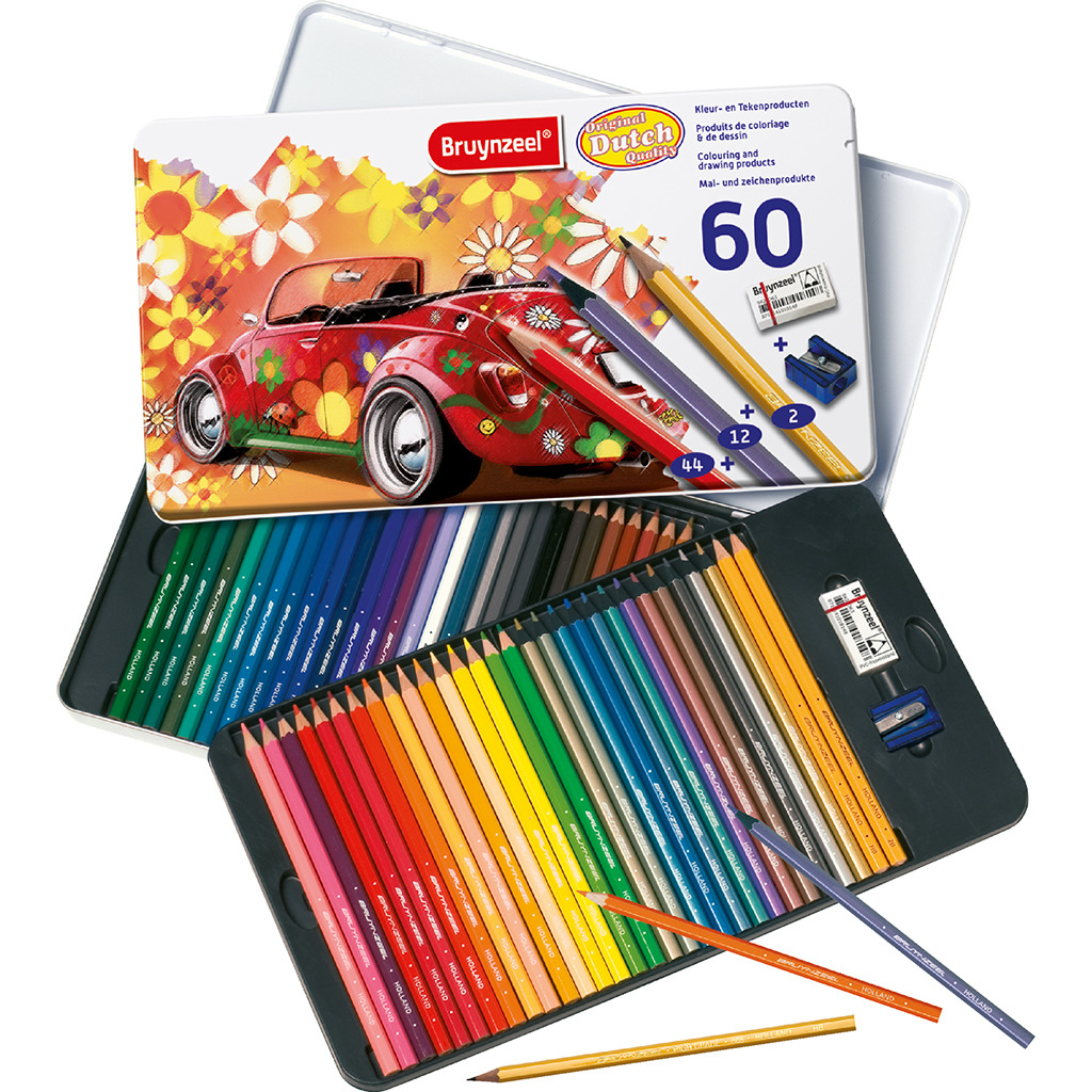Sada na vyfarbenie Bruynzeel Sixties pre dospelých 60 ks