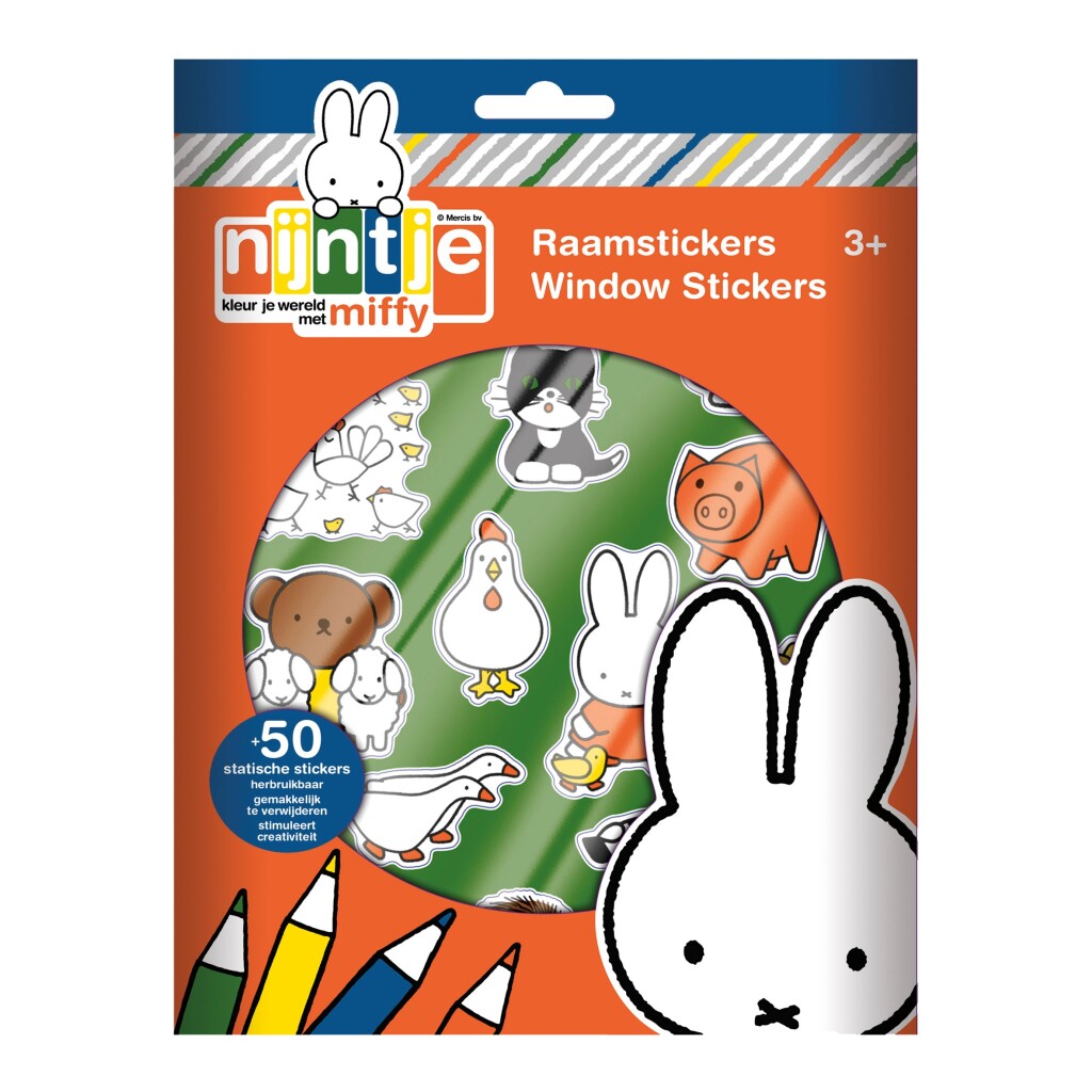 Nijntje Nálepky na okná Miffy