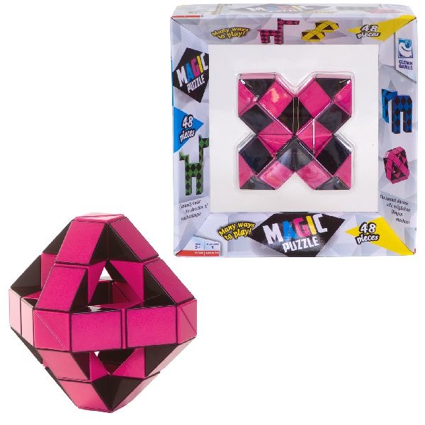 Clown Games Klaun hry Magic Puzzle 48-dielna ružová