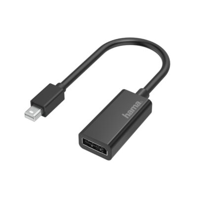 Video adaptér Hama Zásuvka Mini DisplayPort – pripojenie DisplayPort Ultra HD 4K