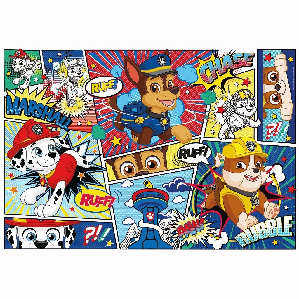 Clementoni SuperColor Puzzle prúžok Paw Patrol 104 ks