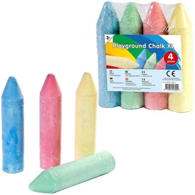 Klaun Super Sidewalk Chalk 4 ks Rozmanité