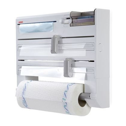 Leifheit 25723 držiak na papierové utierky Nástenný držiak na papierové utierky Biely