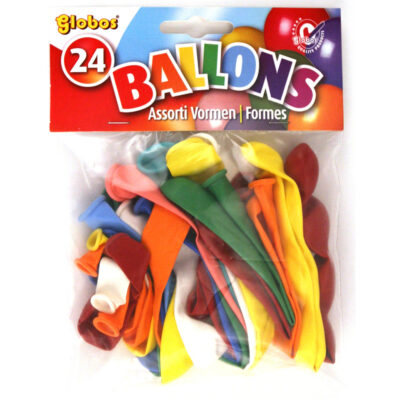 Globos Balóny rôznych tvarov 24 ks