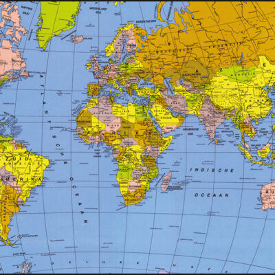 Kangaro K-0014W501 Podložka na stôl 579 x 379 mm s mapou sveta