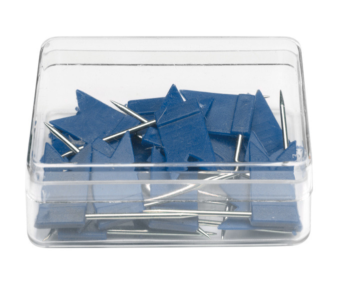 Značkovacie vlajočky Alco AL-715 20 ks v krabici tmavomodré