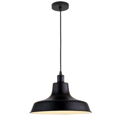 Homestyle Pro MK111-BB Priemyselná závesná lampa 36×22 cm Čierna/kov