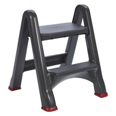 Schodíková stolička Curver R034721 Polypropylén (PP) Sivá Červená