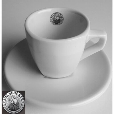 Intermezzo Espresso šálka s podšálkou Logo Alex Meijer 3 ks